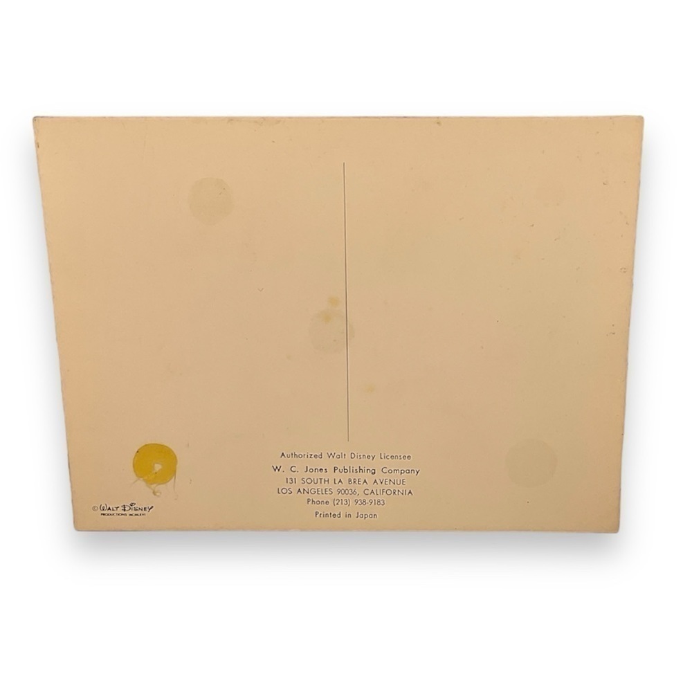 Disney Vintage Jungle Book 3D Lenticular Postcard Japan - Picture 2 of 2